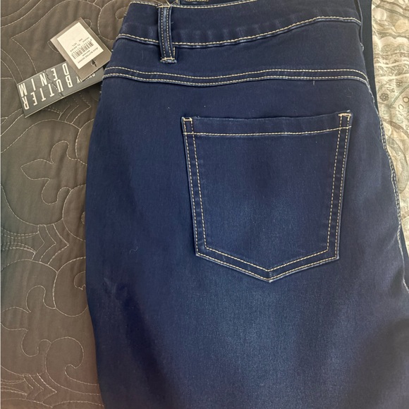 Women's Blue Butter Denim Jeans by Avenue, 18Tall - Picture 2 of 2
